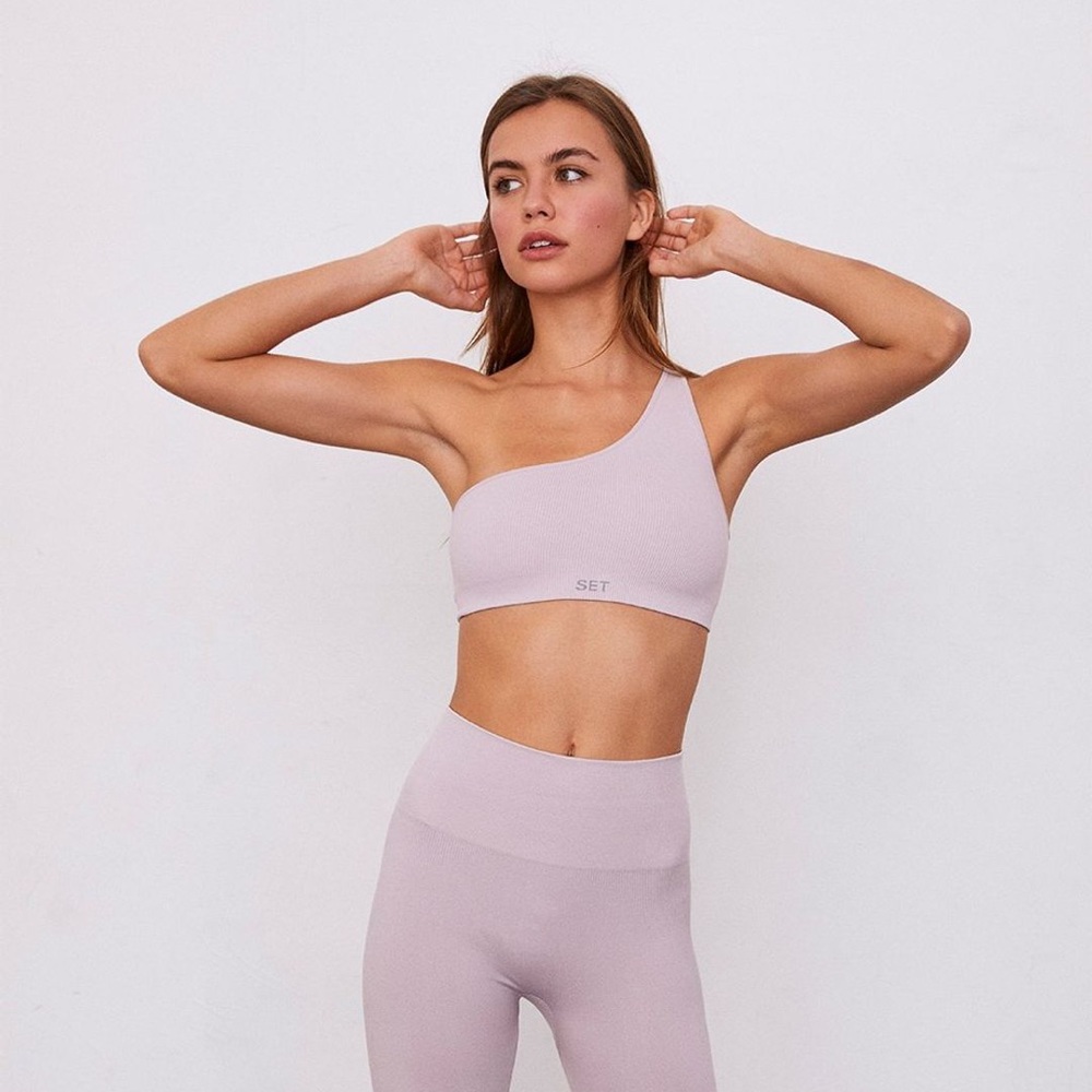Set Active One Shoulder Bra Top